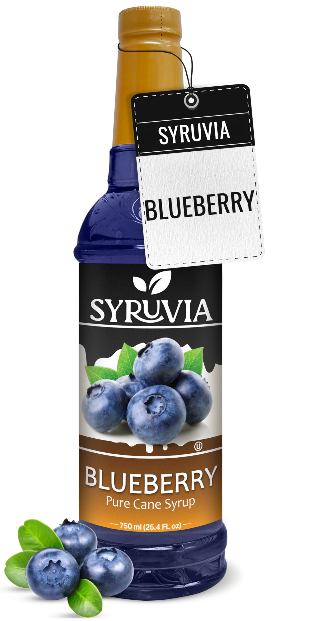 Amazon.com: Syruvia Blueberry Syrup, Flavored Syrup for Drinks